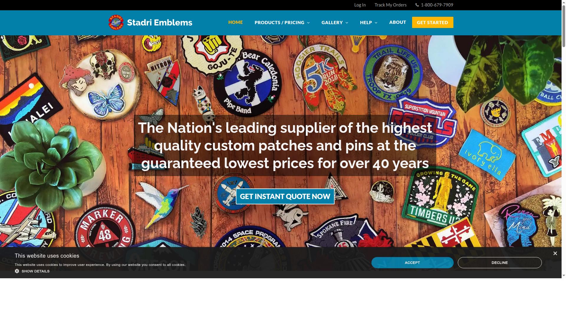 Stadri Emblems website