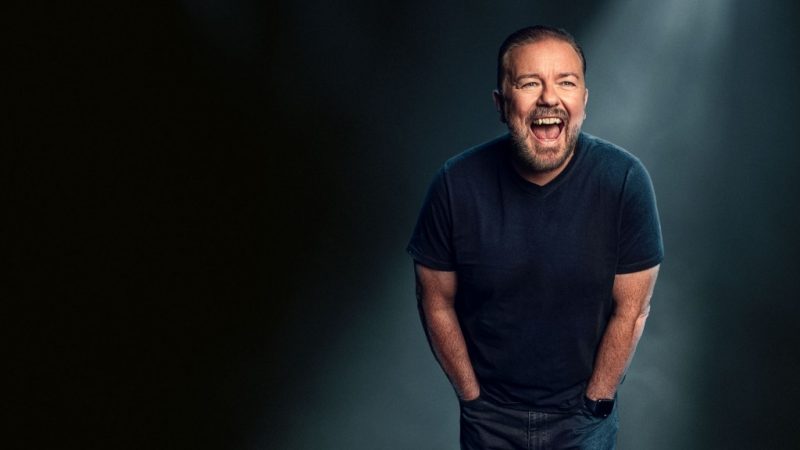 Ricky Gervais Deletes Emmy Roast:  Was it the Palestine Comment?